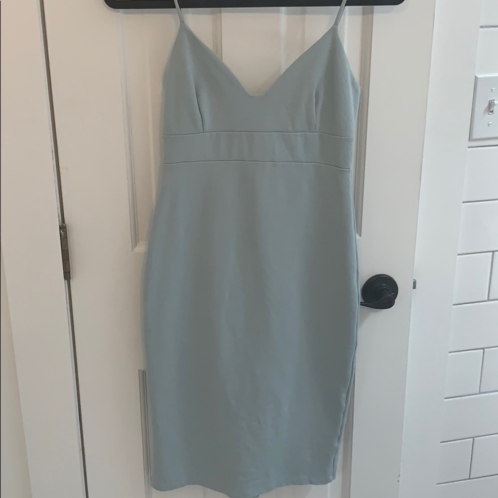 Lulus baby blue bodycon dress